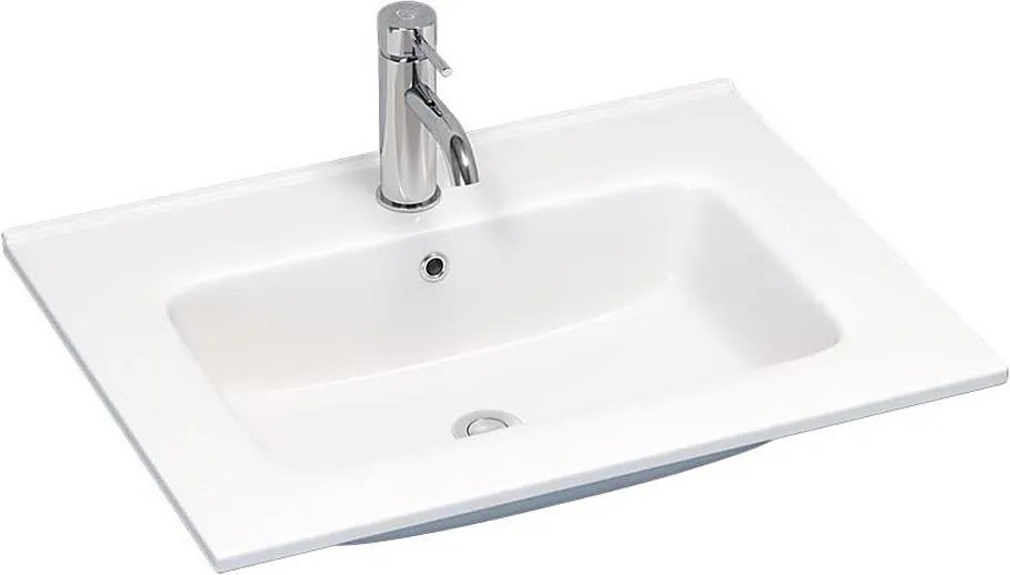 Lavoar încastrat LILLESNAD, 61 x 46 cm, ceramică, alb