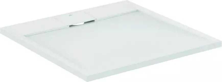Cadita de dus patrata Ideal Standard i.life Ultra Flat S alb pur 80x80 cm