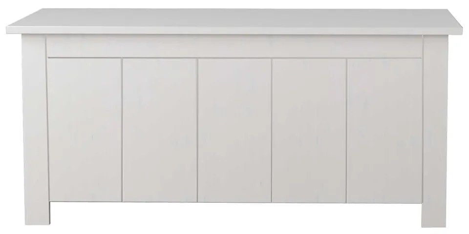 Cufăr alb din lemn de pin 100x45 cm Bertram – Støraa