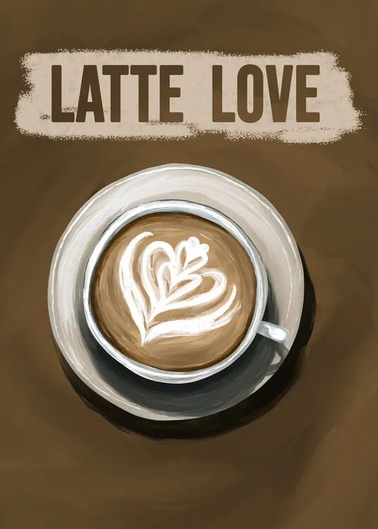 Ilustrație Latte Love, EMELIEmaria