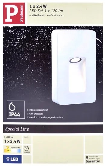 Paulmann 93809 - LED/2,4W IP44 Aplică perete exterior SPECIAL LINE 230V