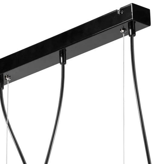 Lustră pe cablu TARO 3xE27/60W/230V neagră