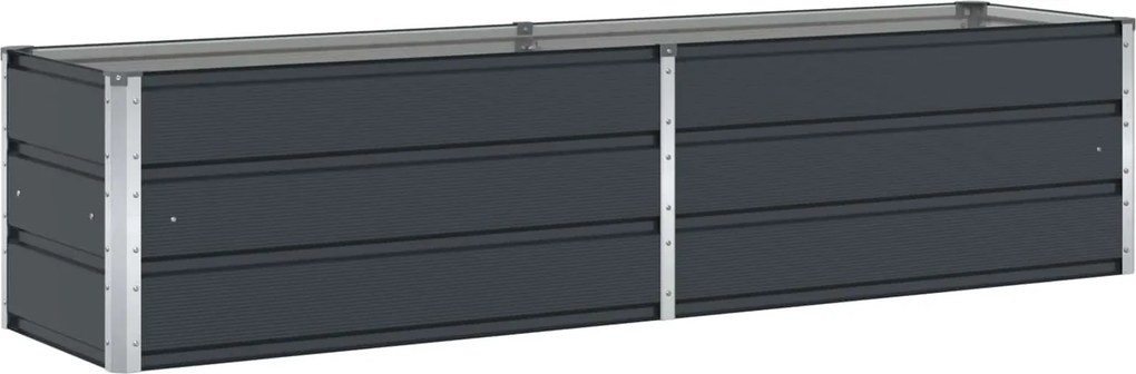 vidaXL Jardinieră Antracit 480 x 50 x 45 cm Oțel Galvanizat