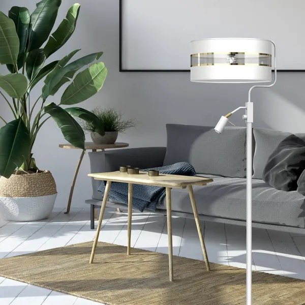 Lampadar ULTIMO 1xE27/40W/230V + 1xGU10/MR11/7W alb