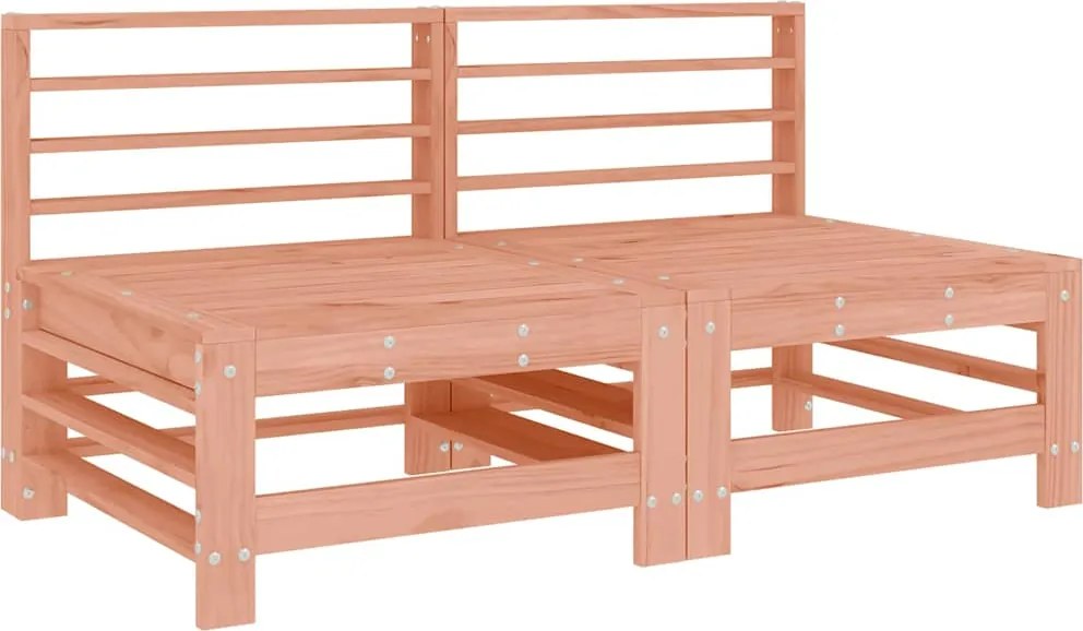 vidaXL Canapele de mijloc pentru grădină, 2 buc., lemn masiv douglas