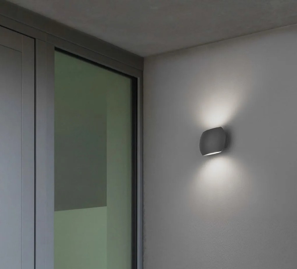 Aplica LED ambientala de exterior IP54 COMO gri NVL-741662