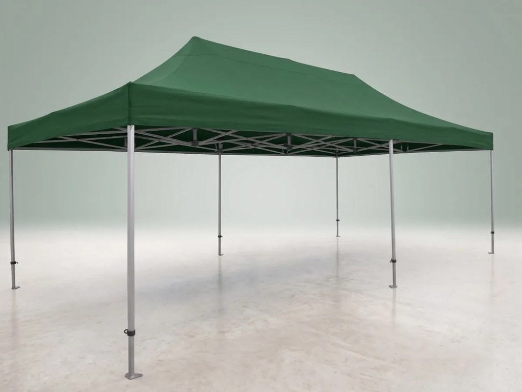 Cort de petrecere 8 × 4 m Profi Hexa, Negru