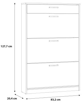 Pantofar KAVI, stejar Artisan
