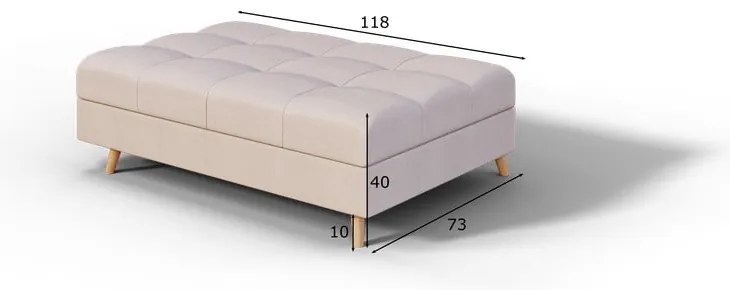 Taburet crem Ariella – Ropez