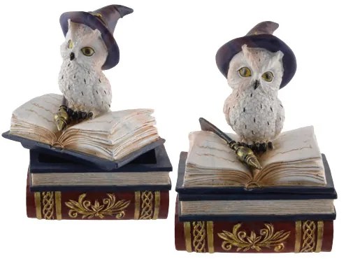 Cutie bijuterii bufnita Witch snow owl 11cm