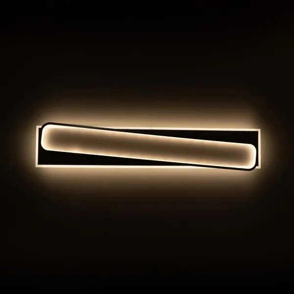 Brilagi - plafonieră LED dimabilă OUTLINE LED/90W/230V 18x100 cm alb/negru +telecomandă
