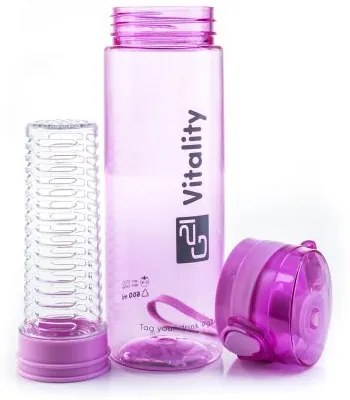 STICLĂ G21 PENTRU SMOOTHIE / SUC, 600 ML, VIOLET