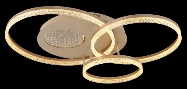 Globo 48480-40 - Plafonieră LED SANFORD LED/40W/230V 3000K 78x60 cm bej