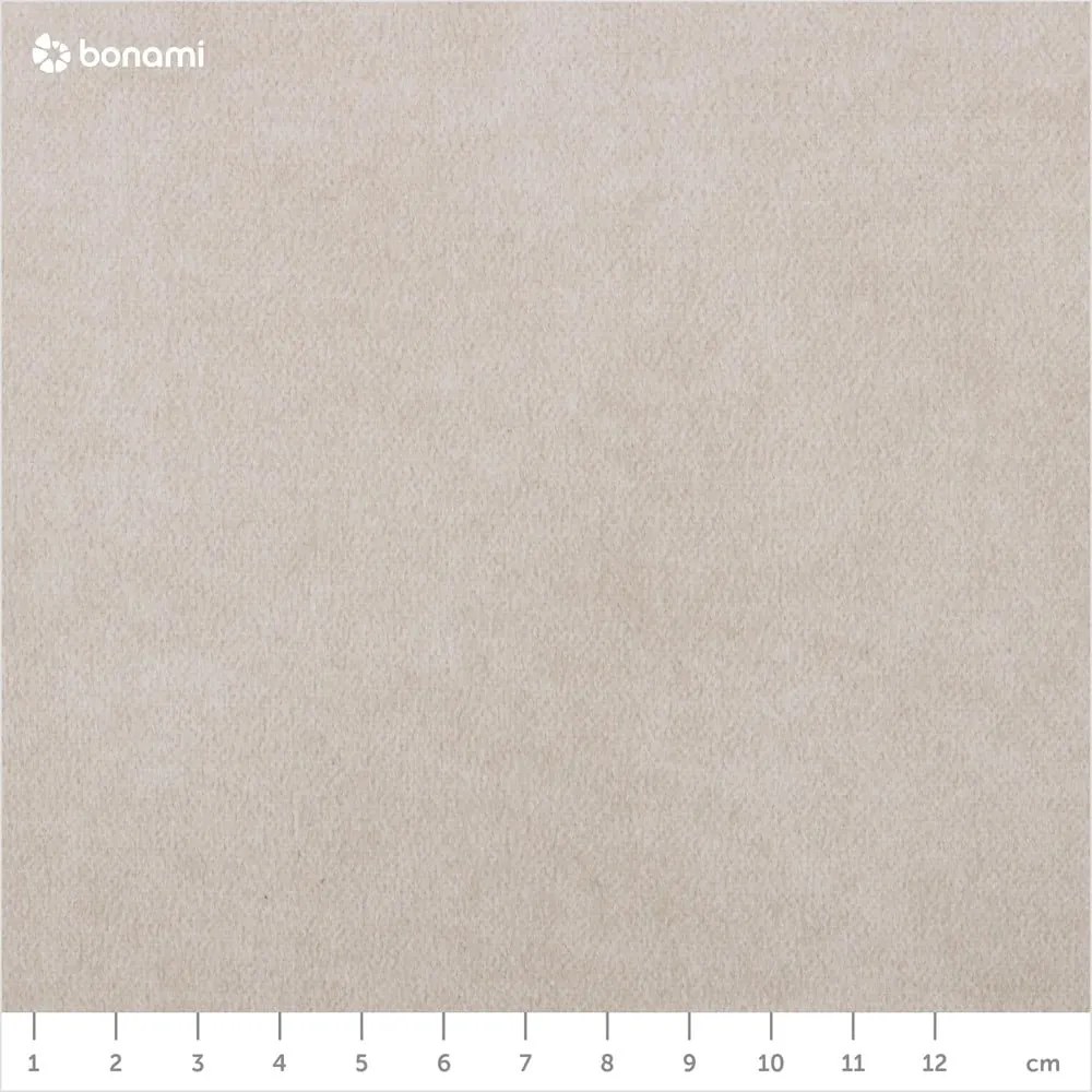 Pat matrimonial bej tapițat cu somieră 200x200 cm Tulsa – Ropez