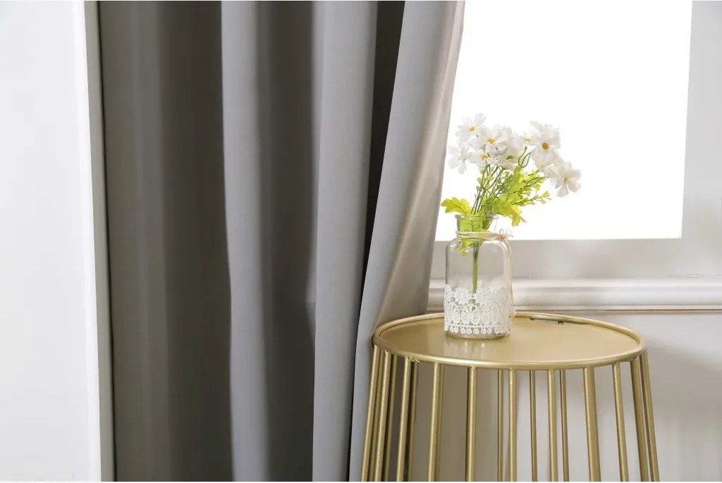 Draperie OXFORD gri deschis 140x270 cm Agatat: Rejansa