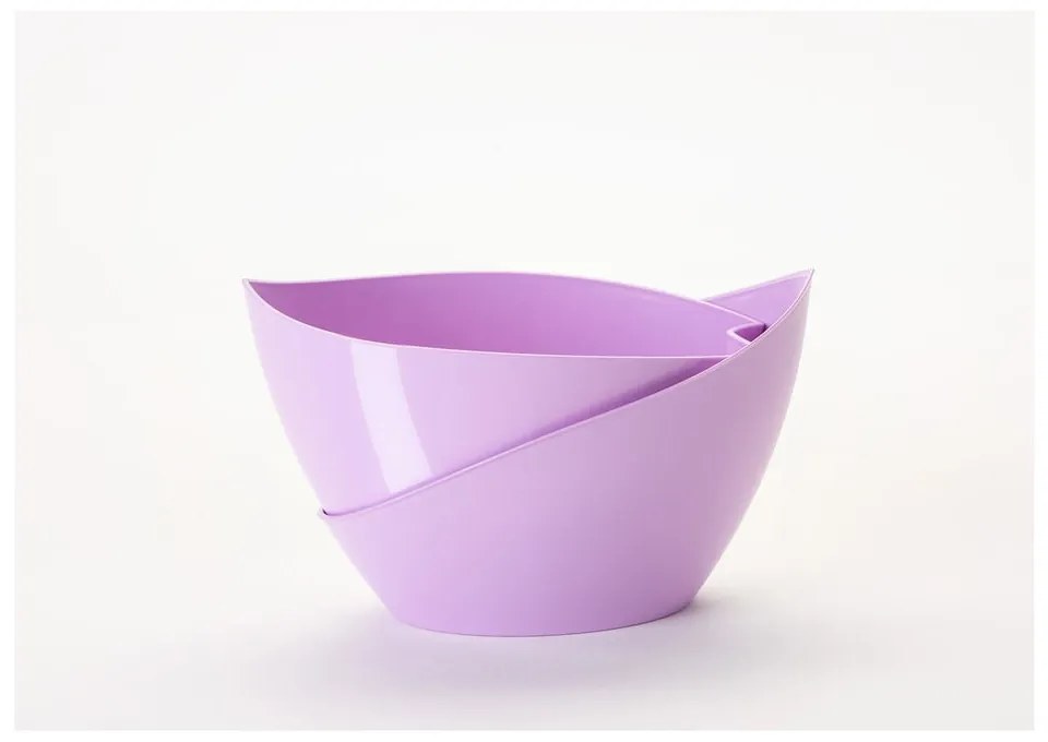 Ghiveci cu sistem de auto-irigare Plastia Doppio, roz-pastel