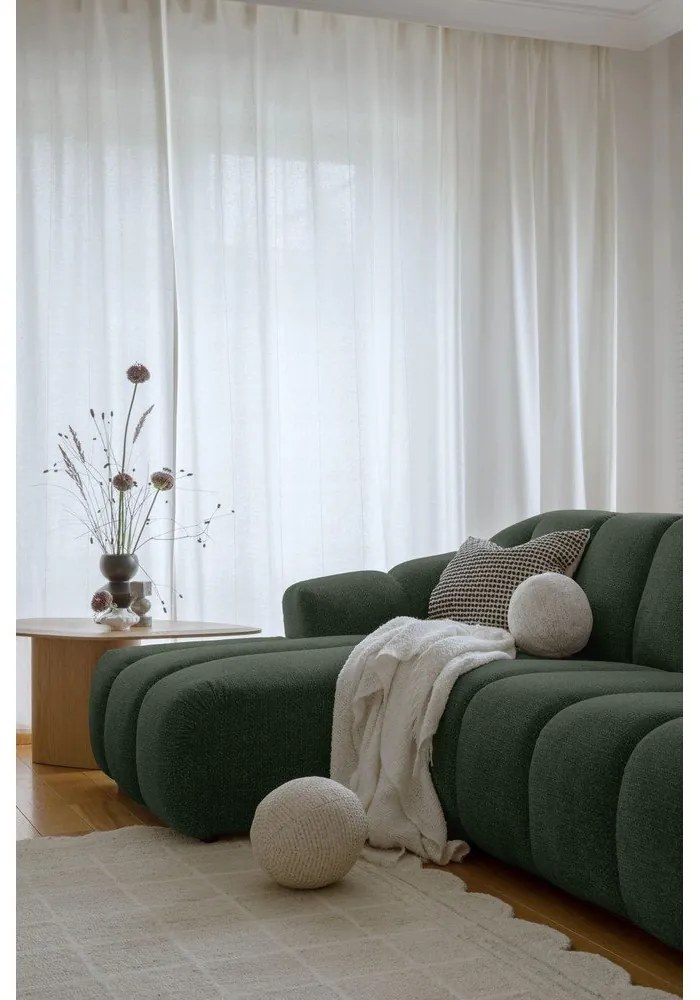 Colțar verde închis (cu colț pe partea stângă/cu șezlong) Shell – Miuform