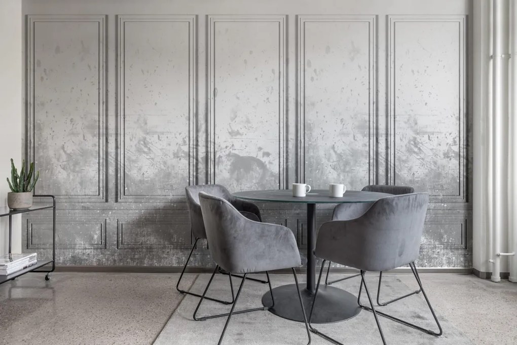 Tapet Patinated Panels, Smoke, Rebel Walls