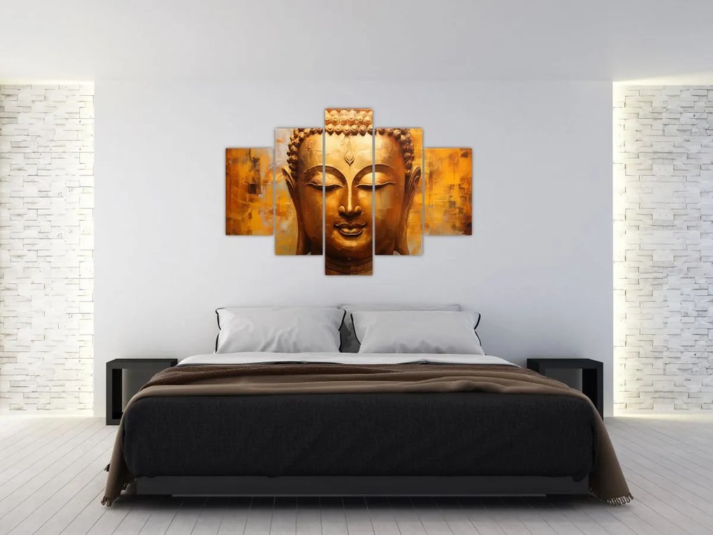 Tablou - Buddha, pictură în ulei (150x105 cm)