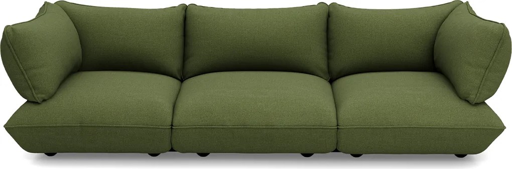 Sumo Sofa Canapea modulara Grand Bouclé, culori multiple - Fatboy Culoare: verde cu frunze