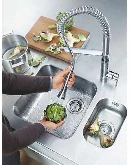 Grohe K7 Baterie chiuveta bucatarie monocomanda cu dus extractibil, crom