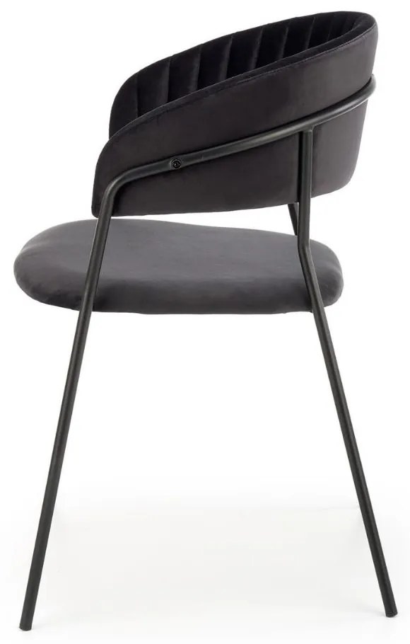 Scaun de bucaterie Rolland, negru
