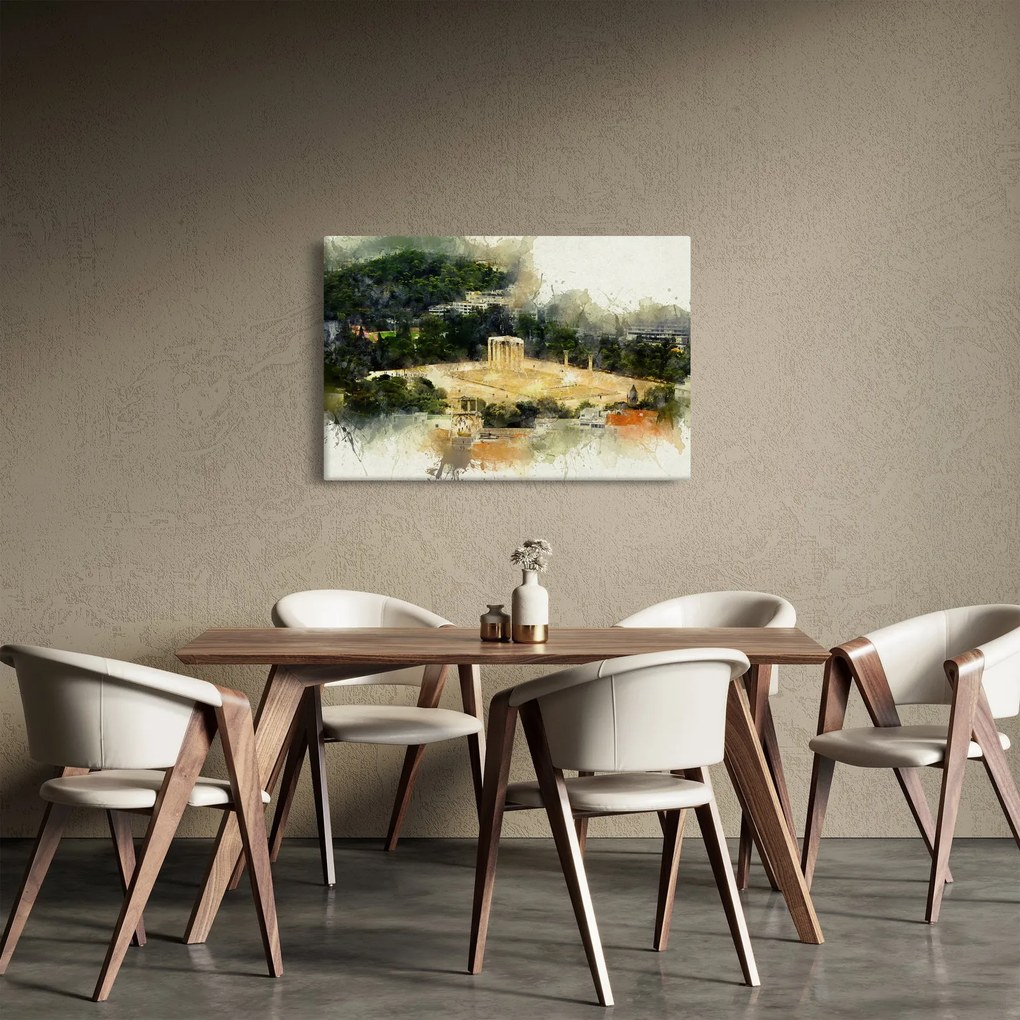 Tablou - Templul lui Zeus, Atena, Grecia (90x60 cm)