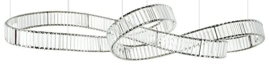 Lustra LED moderna design deosebit CHARMES 160B crom