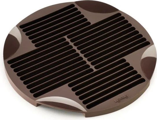 Tava pentru copt pretzel si grissini Lekue 1009038, 240 ml, Pana la 30 pretzel, Ø25x1,9 cm, -60/+220°C, Maro