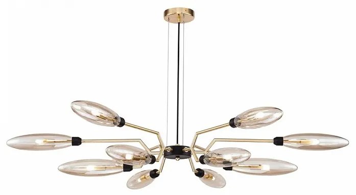 Lustra moderna design minimalist 127cm Ventura MYMOD012CL-12G