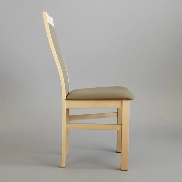 Scaun de dining ZOE stejar/maro