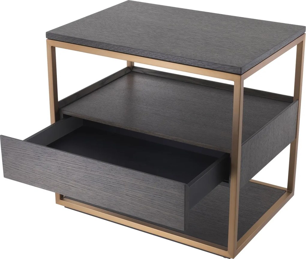 Masuta laterala cu sertar design elegant LUX Parker 114216 HZ