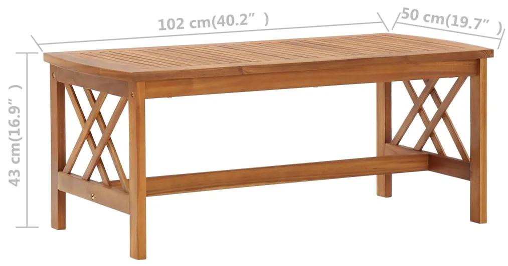 Set mobilier gradina cu perne, 5 piese, lemn masiv de acacia Alb, 2x banca + 2x fotoliu + masa, 1