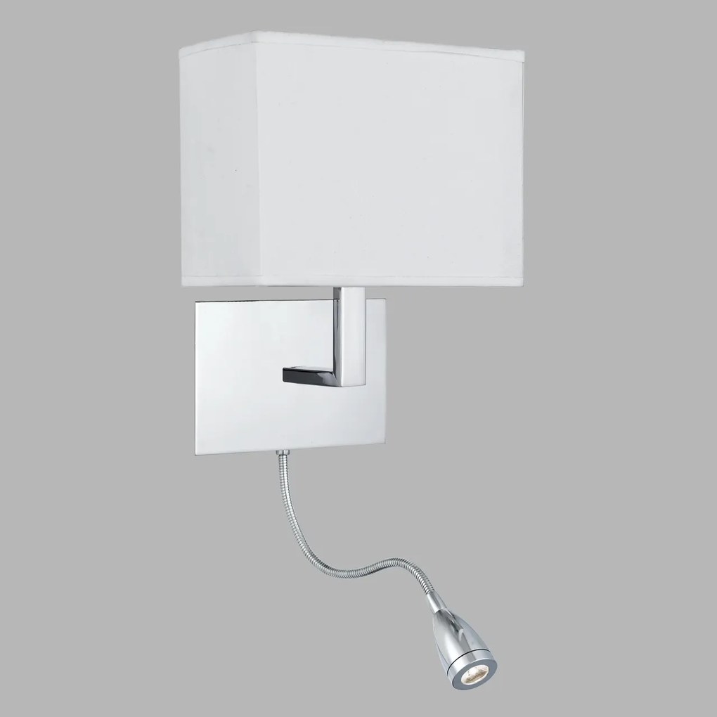 Aplica moderna eleganta cu reader Led Wall crom 6519CC SRT