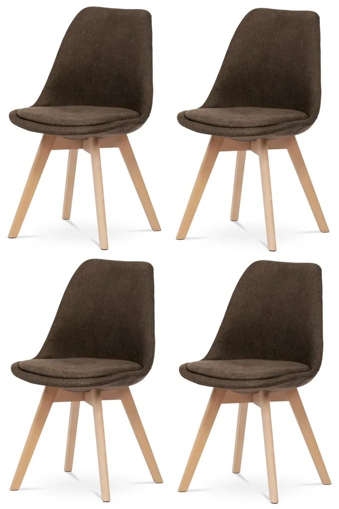 Set de scaune de sufragerie CT-751 BR2, 4 buc.