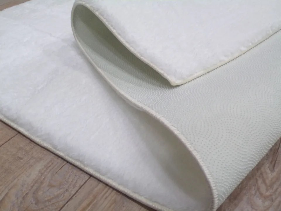 Covor Living Soft Plush, 80x150 cm, Alb
