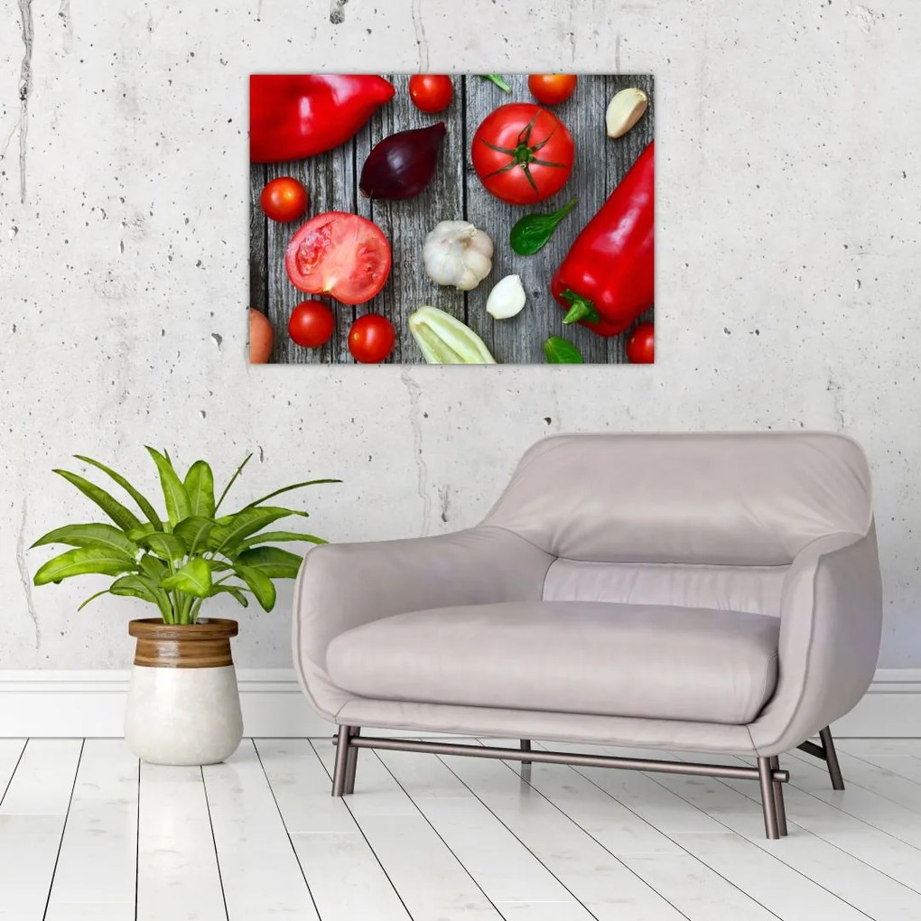 Tablou cu legume (70x50 cm)