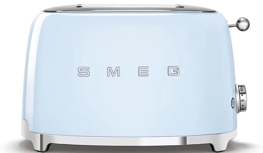 Toaster albastru pastel, 50's Retro Style P2, 950W - SMEG