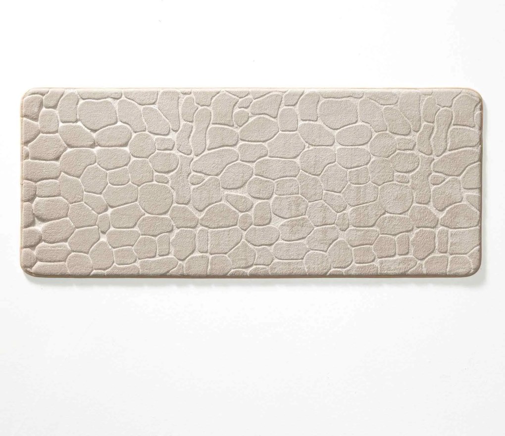 Covor de baie lung cu model in relief, 50 x 120 cm