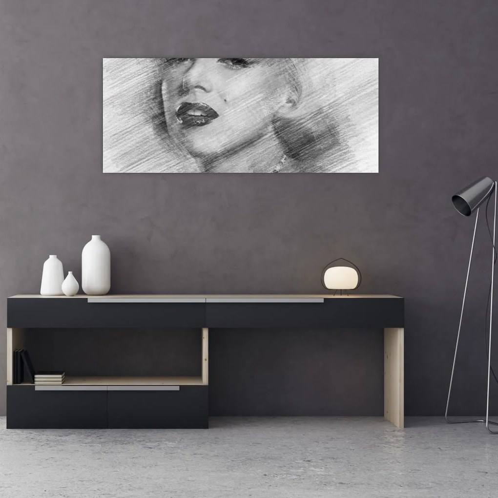 Tablou - Portretul lui Marilyn Monroe (120x50 cm)