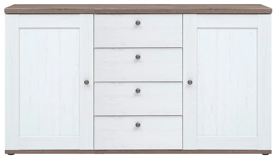 Comodă TEINA 2D4S, pin canyon