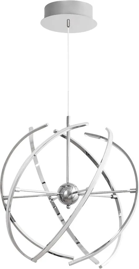 Rábalux Alyson 2433 pendule led  crom   metal   LED 48W   2765 lm  3000 K  IP20   A
