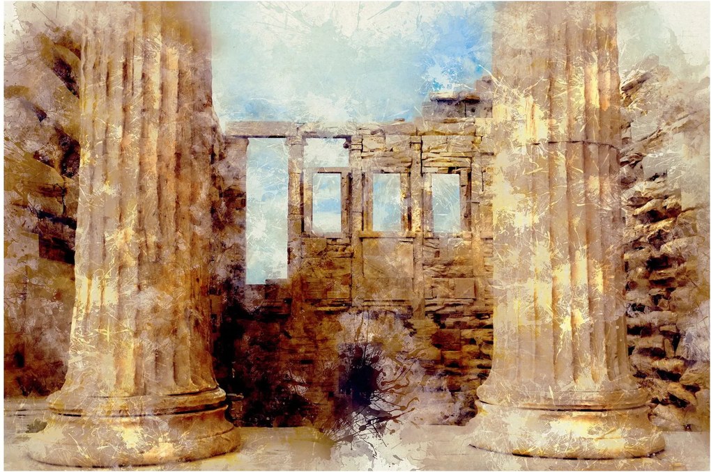 Tablou - Erechtheion, Atena, Grecia (90x60 cm)