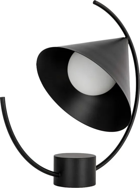 Lampa de masa din otel negru Contemporary