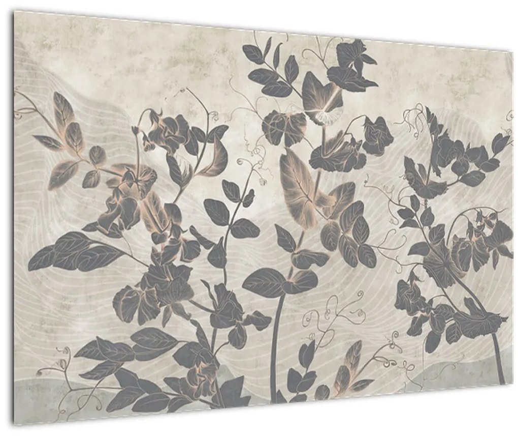 Tablou - Frunze texturate (90x60 cm)