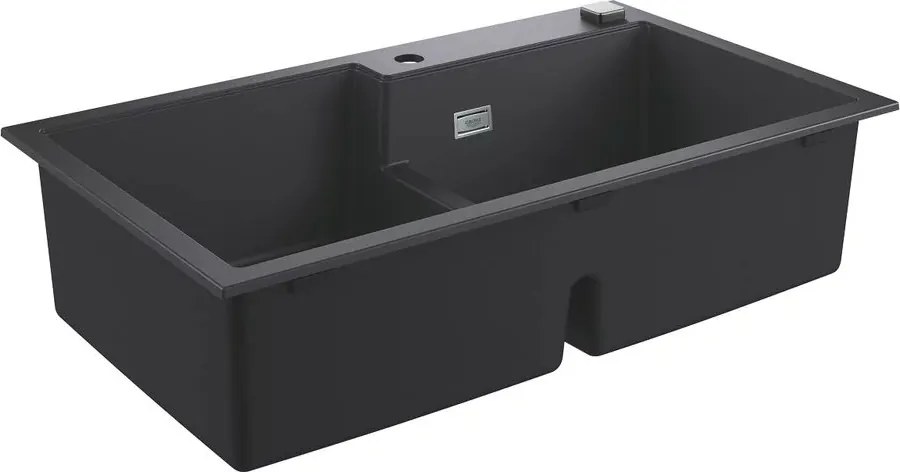 Chiuveta compozit Grohe K500 86x50.2 cm negru