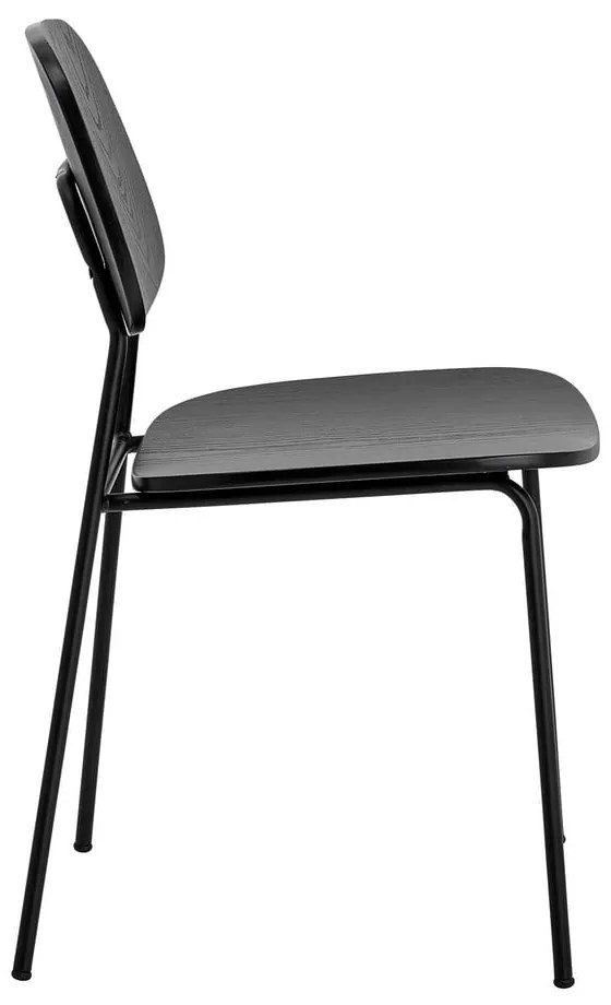 Scaun de dining negru Monza - Bloomingville