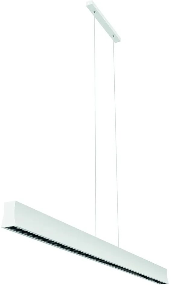 Lustra LED suspendata design liniar HANOK 38W 4000K alba