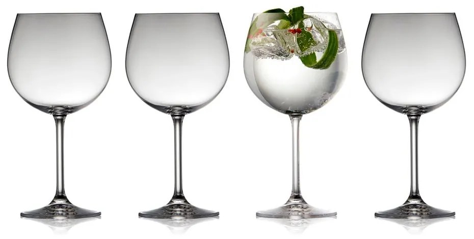Set 4 pahare pentru gin & tonic Lyngby Glas Juvel, 570 ml