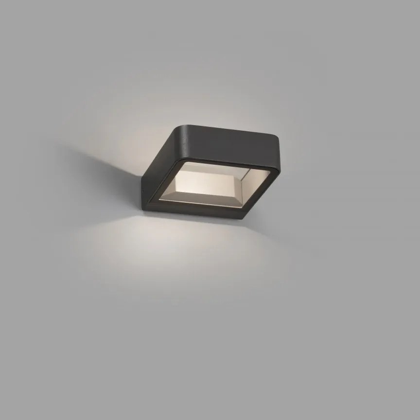 Aplica perete LED de exterior ambientala IP65 AXEL gri